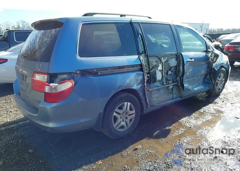 2007 Honda Odyssey Ex-L из США, поврежденный, VIN 5FNRL38717B052069